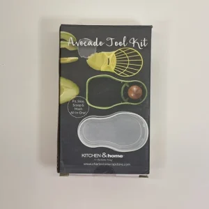 Avocado Slicer 3-in-1 Tool Kit Pit Slice Scoop Mash Green Storage NEW